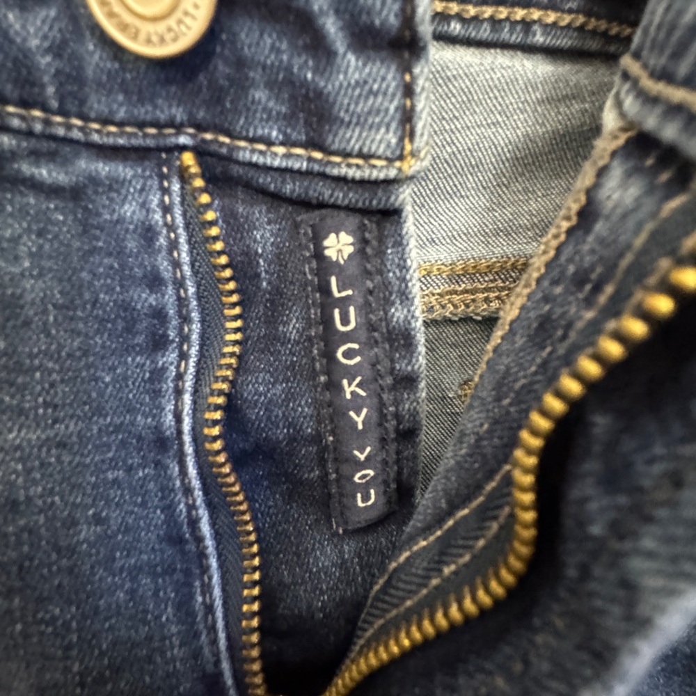 Lucky Brand Dark Blue Straight Leg Jeans - Picture 3 of 4